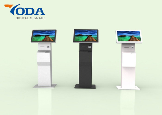 Interactive Touch Screen Digital Signage Kiosk 450cd/m2 Brightness For Mall