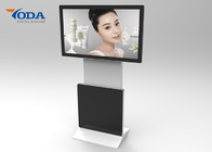 Small Size Rotate Monitor Display , Touch Screen Floor Standing Digital Signage