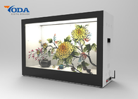 Custom Color Transparent LCD Showcase 576 * 368MM Aluminium Housing