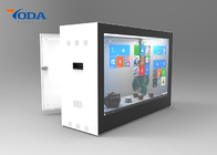 Custom Color Transparent LCD Showcase 576 * 368MM Aluminium Housing