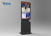 Shopping Mall Use Flip Monitor Display Multi Touch Screen 60000Hrs Life Cycle