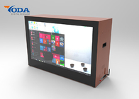 Indoor Transparent LCD Showcase 50000Hrs Life Cycle DK / I / BG Audio Format