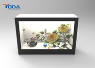 Windows Transparent LCD Showcase Metal Shell 10 - 90% Working Humidity