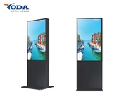 High Light Outdoor Digital Signage Floor Standing Type With Tempered Glass