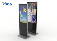 Indoor Touch Screen Advertising Displays Floor Stand Vertical Type 1920*1080P