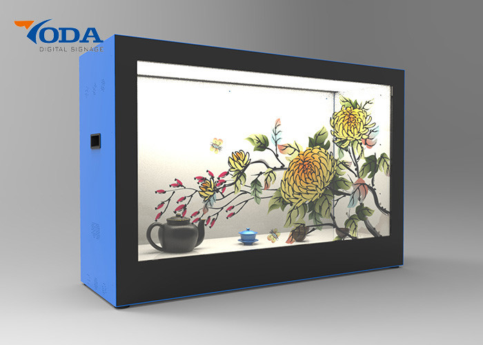 55 Inch Transparent LCD Display , Transparent LCD Box 16 . 7M Color Depth