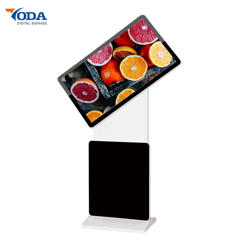 Landscape Rotating Touch Screen Monitor Totem Advertising Display