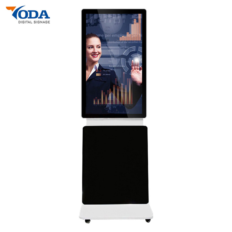 Floor Stand Windows Digital Signage Kiosk 360 Degrees Rotating Touch Screen