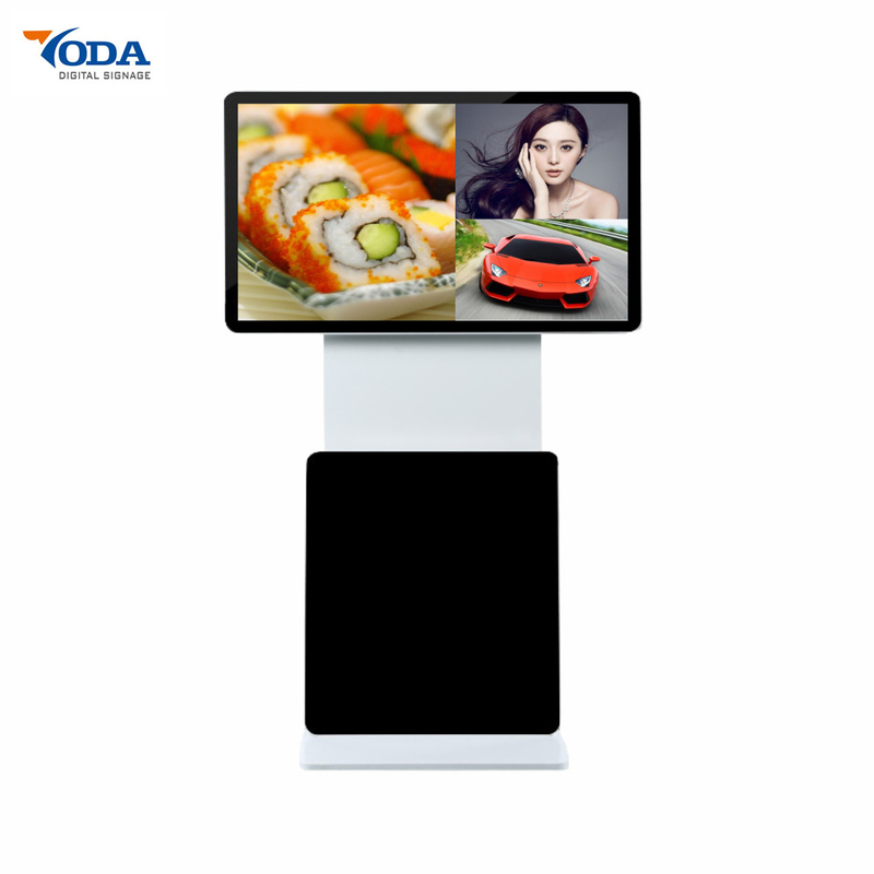 Capacitive Rotating Touch Screen Monitor Free LCD Advertising Display 380cd/m2 Brightness