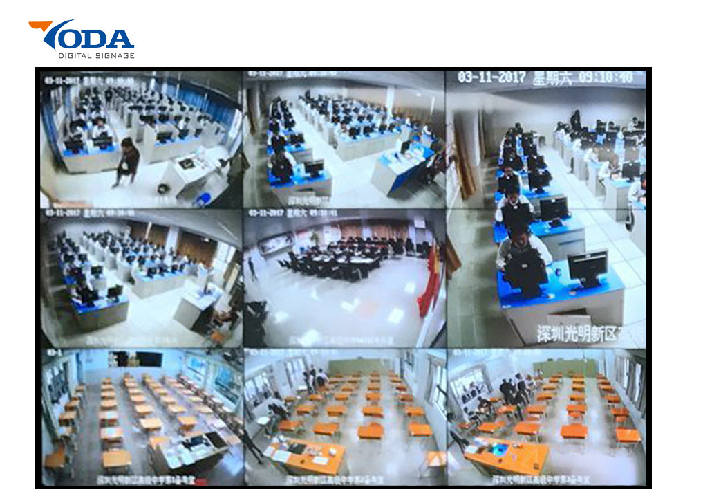 55 Inch SCCP 350cd/m2 200W LCD Video Wall Display